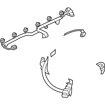 BMW 12518571110 WIRING HARNESS, ENGINE, INJE