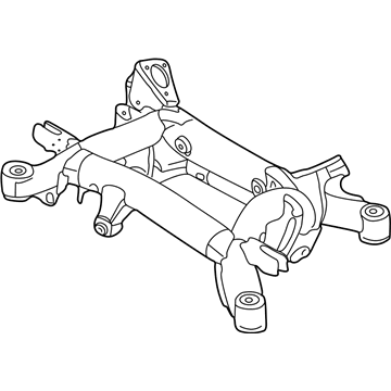 BMW 540i Rear Crossmember - 33311097250