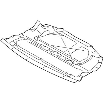 BMW 51718150223 Engine Compartment Screening, Front