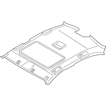 BMW 51447370537 Molded Headlining For Sliding Lifting Roof