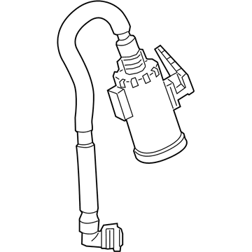 BMW 16117466724 VENT PIPE WITH DUST FILTER