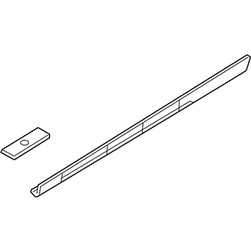 BMW 51777164796 Primed Right Door Sill Trim Panel