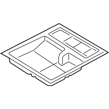 BMW 51479175108 Storage Tray, Luggage-Compartment Floor