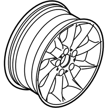 BMW 36116758191 Light Alloy Rim