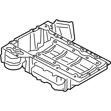 BMW 750i Oil Pan - 11138643432