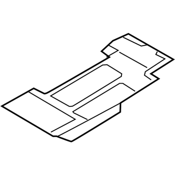 BMW 51477311100 Luggage Compartment.Indentation Trim Panel