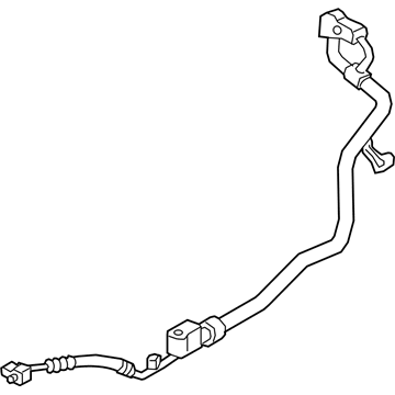 BMW 640i xDrive Gran Turismo A/C Liquid Line Hoses - 64539362756