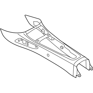 BMW Z4 M Center Console Base - 51168040420