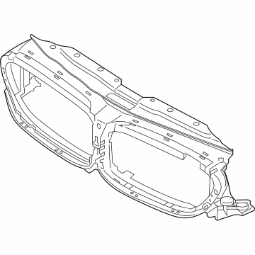 BMW 51138080593 AIR DUCT, TOP