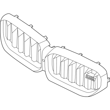 BMW 51138082107 GRILL FRONT