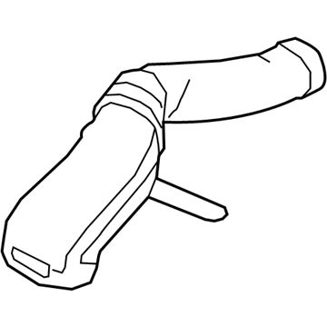 BMW 13717577446 Unfiltered Air Snorkel