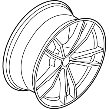 BMW 36118090094 Disc Wheel Light Alloy Jet B