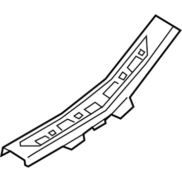 BMW 51477953927 Cover Strip, Entrance Rear L