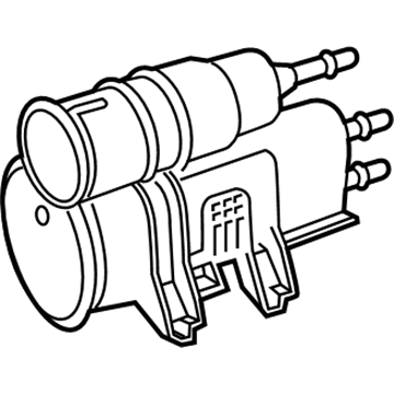 BMW 330e Vapor Canister - 16147387633