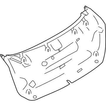 BMW 51497328240 Trim Panel, Trunk Lid, Centre