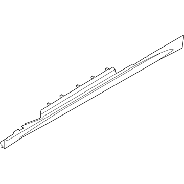 BMW 51777363395 Sill Trim, Primed, Left