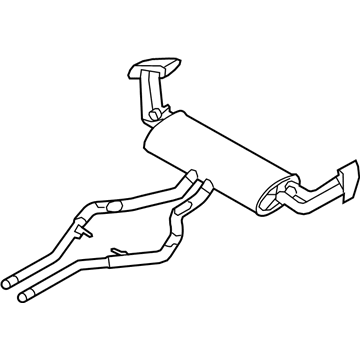 2015 BMW X6 Exhaust Pipe - 18308623118