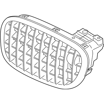 BMW 51137412327 Grille, Front, Left