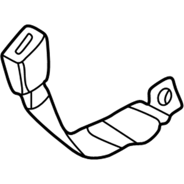 2005 BMW 325i Seat Belt - 72117000403