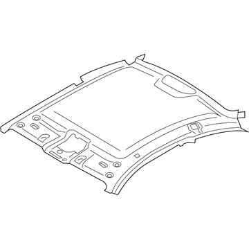 BMW 51448052658 Moulded Roofliner, Alcantara