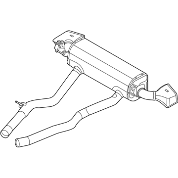 2023 BMW Z4 Exhaust Resonator - 18309895674