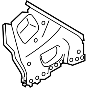 BMW 41217381160 REINFORCEMENT COLUMN C INSID