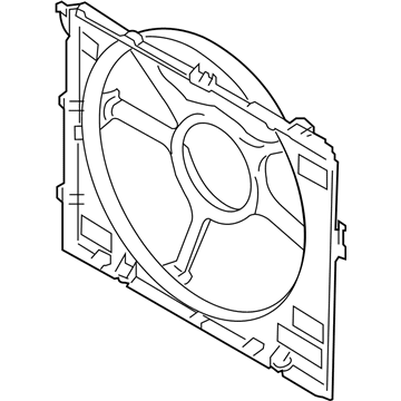 BMW Fan Shroud - 17112283407