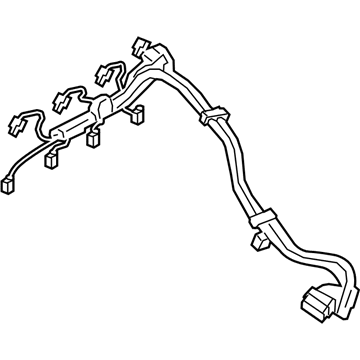 BMW 12518058634 WIRING HARNESS IGNI. COIL/IN