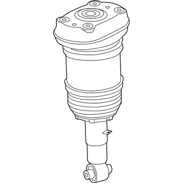 BMW 37105A38AC4 AIR SUSPENSION RIGHT