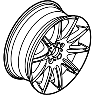 2012 BMW 335is Alloy Wheels - 36118037141