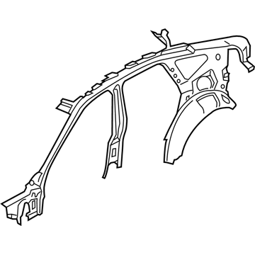 BMW 41217333930 Right Interior Side Frame