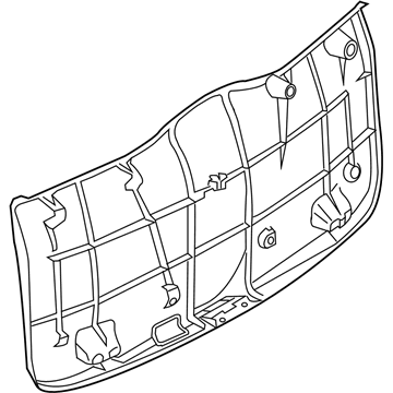 BMW 51493417279 Lower Tail Lid Trim Panel