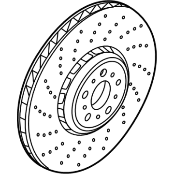 2022 BMW M3 Brake Disc - 34107889662