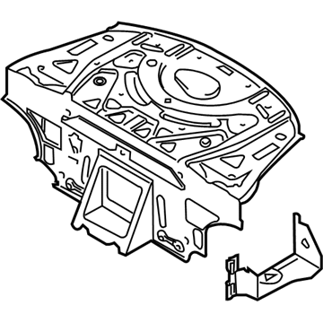 BMW 41137135453 Partition Trunk