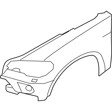 BMW 51657178399 Side Panel, Primed, Front Left