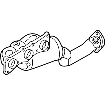 2007 BMW Z4 Catalytic Converter - 18407545310