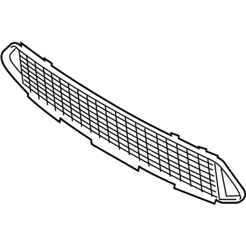 BMW 51118097500 Grille, Bumper, Middle Front