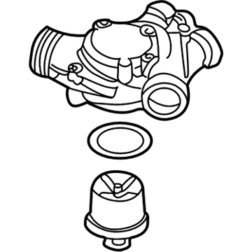 BMW Z8 Thermostat Housing - 11531406762