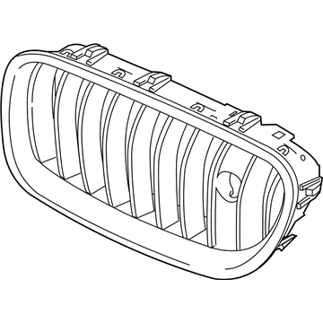 BMW 51137349393 Grille Left