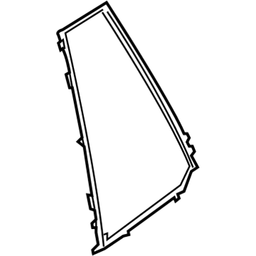 BMW 51703332864 Frame For Fixed Side Window, Right