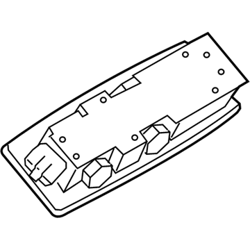 BMW 63319215622 Interior Reading Light, Rear Right