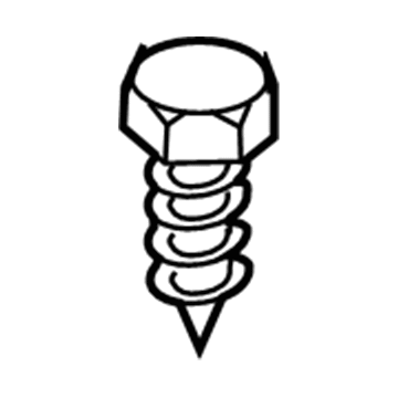 BMW 07119905017 Screw, Self Tapping