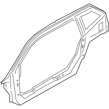 BMW 41007451586 Side Frame, Exterior, Right