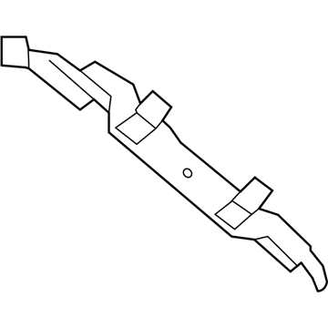 BMW 51437276791 Bracket, Column C Cover, Left