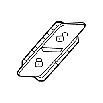 BMW 61315A141C1 BUTTON, CENTRAL LOCKING SYST