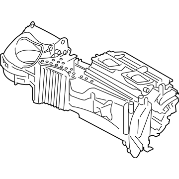 BMW 64119237550 Empty Housing For Heater/Air Condit.Unit