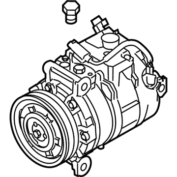 2011 BMW 328i xDrive A/C Compressor - 64529122618