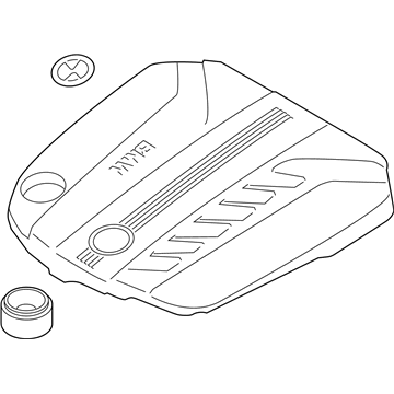 BMW 11148513453 Cover, Acoustic