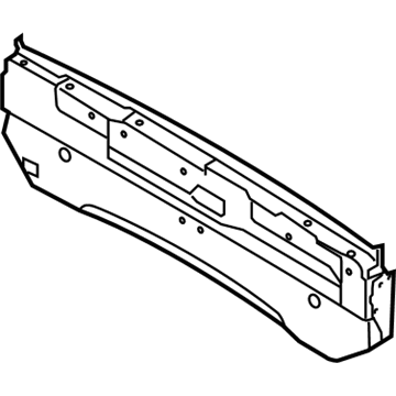 BMW 54347310402 Rear Window Lifter With Trim Panel