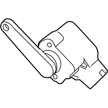 BMW 650i Ride Height Sensor - 37146853755